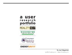 User Research Portfolio